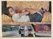 Bernardo Siciliano, Crazy he calls me. Olio su tela, 100x72 cm, 2022.