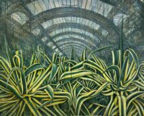 Antonio Bardino, L'ora di punta. Olio su tela, 120x150 cm, 2025